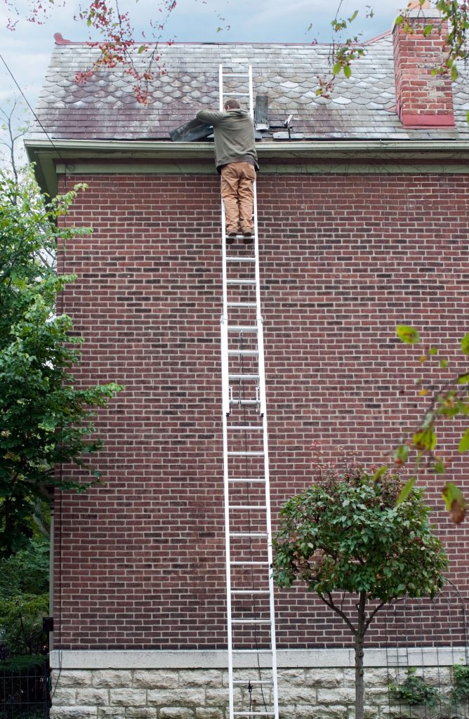 Falls from ladders a major cause of injury.